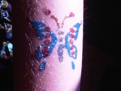 Glitter Butterfly Tattoo Pics